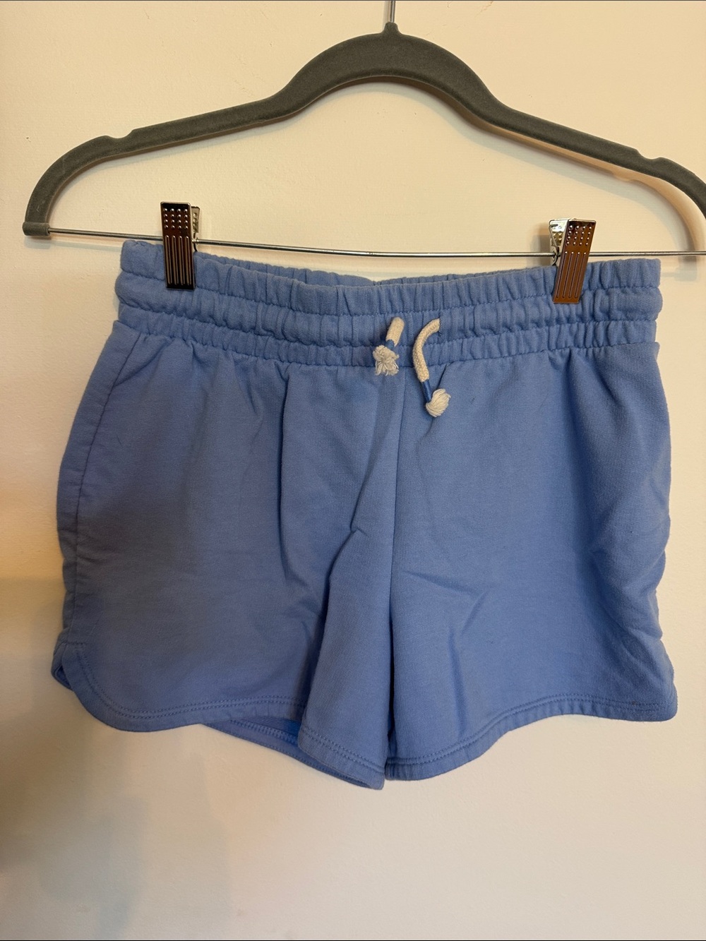 Cat & Jack Light Blue Elastic Waist Drawstring Shorts